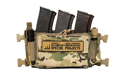Haley Strategic Partners D3CR Micro, Chest Rig, Nylon Construction, Multicam, Includes (1) Large Open Pouch, (2) Pistol Magazines, (1) Pouch D3CRM-1-1-MC