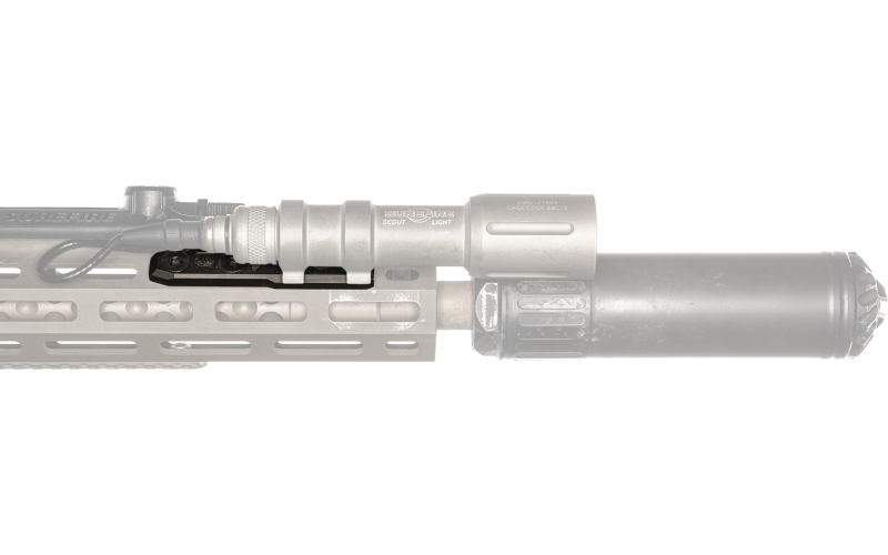 Haley Strategic Partners Thorntail X, Inline Light Mount for Most Surefire/Streamlight/Cloud Defensive/Modlite/Arisaka/Odin Weapon Lights, Fits M-LOK, Anodized Finish, Black LM_TX_MLOK_INL-1-1-BLK