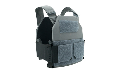 Haley Strategic Partners Thorax Incog, Plate Bags, Large, 4-way Stretch Material Construction, Accommodates both ESAPI and Low Visibility Plates, Gray TPC_C-1-LG-GRY