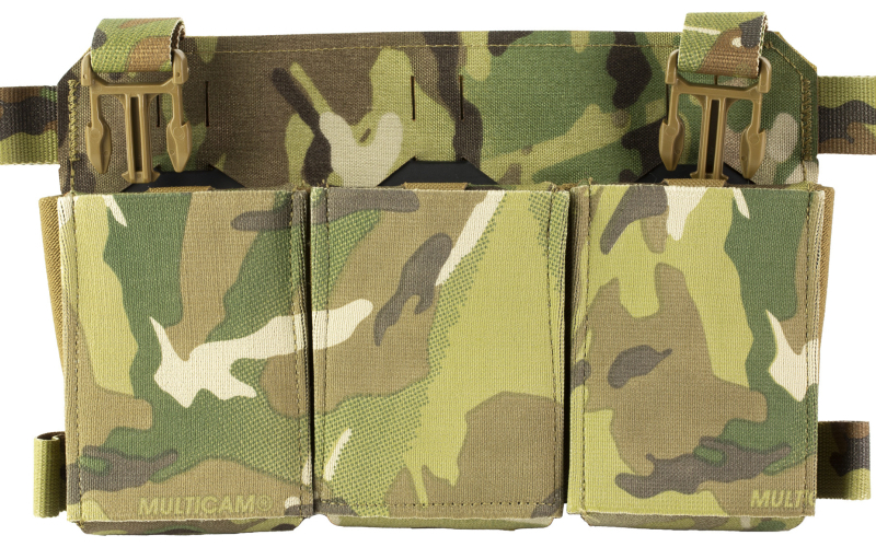 Haley Strategic Partners Thorax, Triple Rifle Mag Placard, Fits (3) Rifle Magazines, Includes MP2 Inserts, 500D/1000D Nylon Laminate Construction, Multicam TPC_TRMP_MP2-2-3-MC