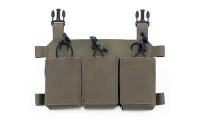 Haley Strategic Partners Thorax, Triple Rifle Mag Placard, Fits (3) Rifle Magazines, Includes MP2 Inserts, 500D/1000D Nylon Laminate Construction, Ranger Green TPC_TRMP_MP2-2-3-RG