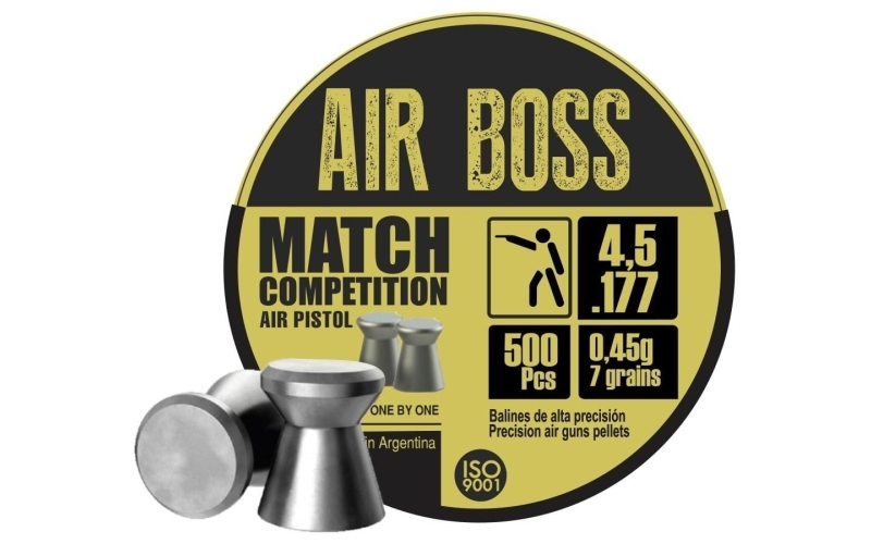 Apolo air boss match air pistol 7gr 4.49/4.52mm .177 caliber 500rd