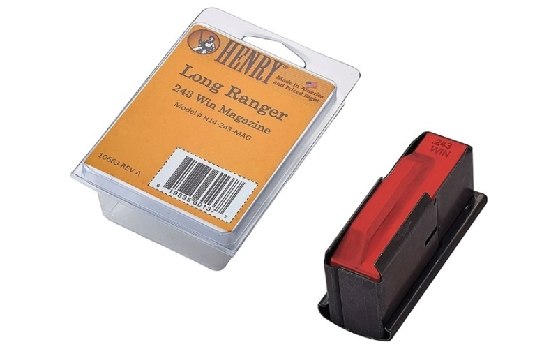 Henry Repeating Arms Long ranger 243 winchester 4 round magazine black