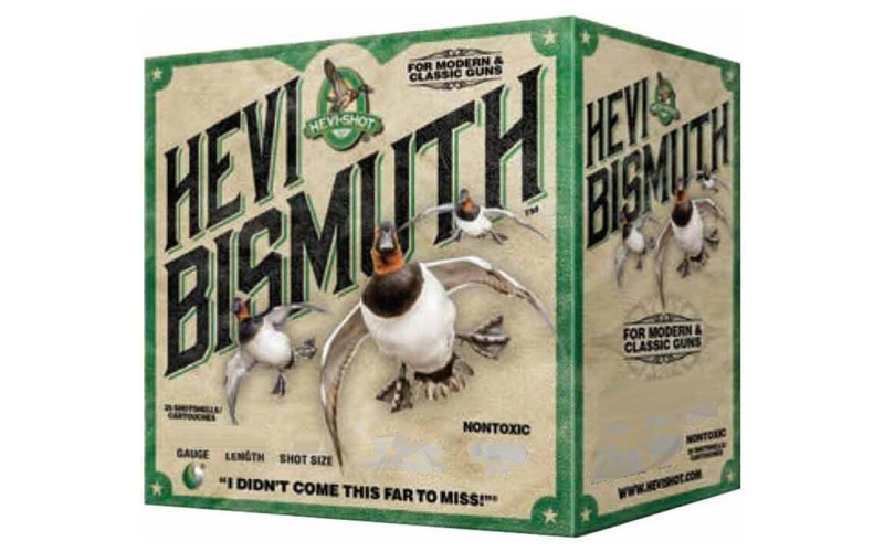 Hevi-shot hevi bismuth 12 ga 2.75 in 2 shot 1 1/4oz - 25/box