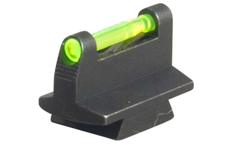Hi-Viz Interchangeable 7/16" Tall Front Sight for rifles and muzzleloaders. Fits models with 3/8" dovetail front sight. Includes three Green and three Red replaceable LitePipes. DOVM-420
