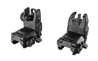 Hi-Viz Back Up Iron Sights, Fits Picatinny, Green Tritium Front Post, Folding Front and Rear Sights ARN21