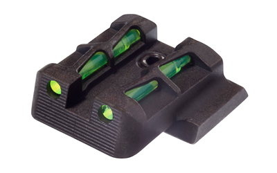 Hi-Viz Litewave Sight, Fits 9MM, 40S&W, 357SIG, Rear Only, Includes LitePipes and Key MPSLW11