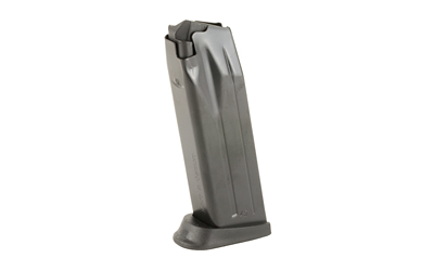 HK Magazine, 45ACP, 12 Rounds, Fits HK USP45, with Finger Rest, Steel, Black 215957S