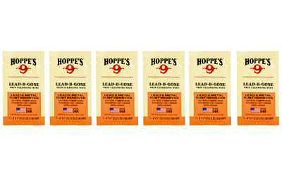 Hoppe's Lead Be Gone, Wipes, 6 Count LBG6