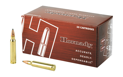 Hornady Custom, 223 Remington, 55 Grain, Soft Point, 50 Round Box 80255