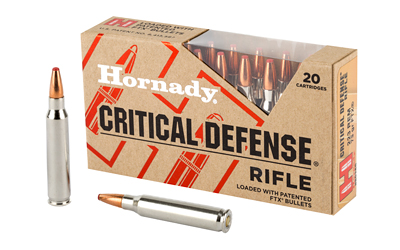 Hornady Critical Defense Rifle, 223 Remington, 73Grain, FlexTip, 20 Round Box 80260