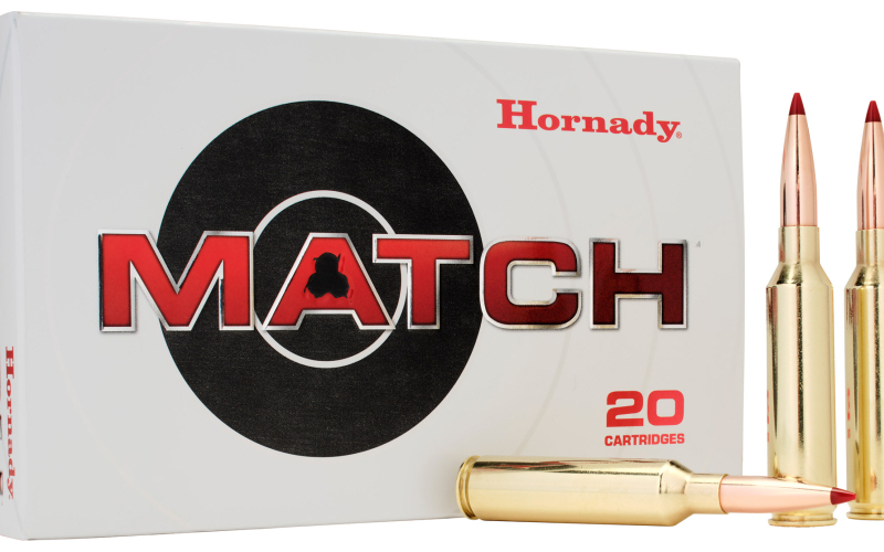 Hornady Match, 7MM PRC, 180 Grain, Extremely Low Drag Match Projectile, 20 Round Box 80711