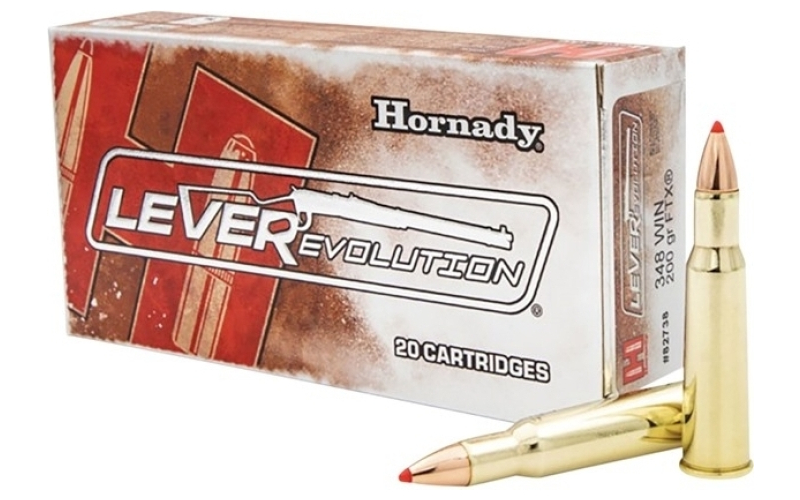 Hornady Leverevolution 348 winchester 200gr polymer tipped 20/box