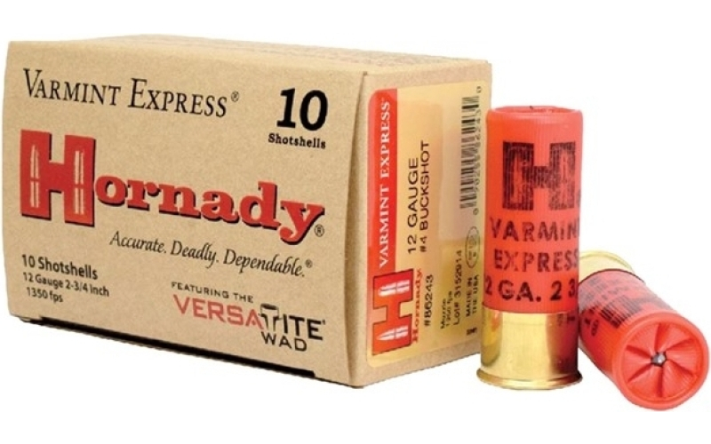 Hornady 12 gauge 2-3/4''  #4 buckshot 10/box