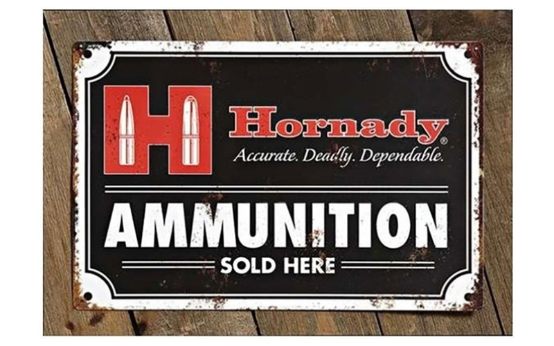 Hornady Ammo tin sign
