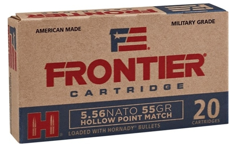 Hornady 5.56mm nato 55gr hollow point match 150/box