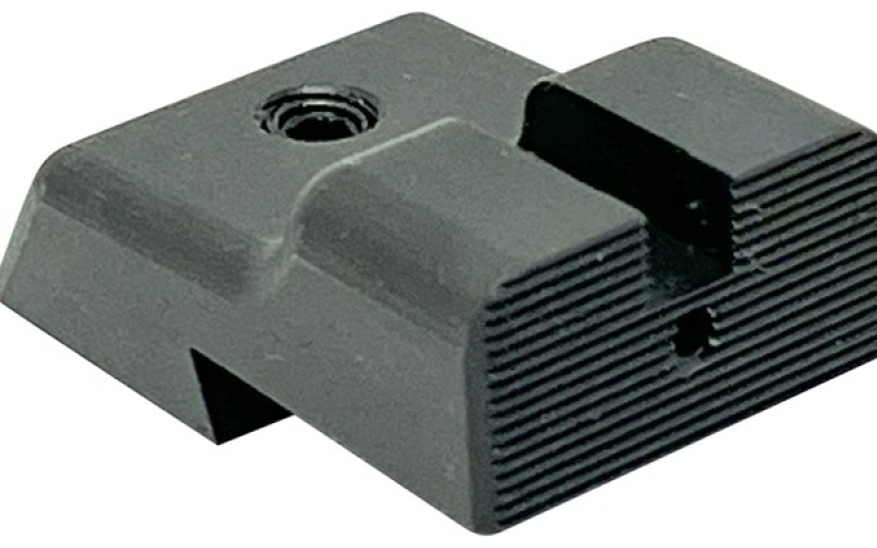 Harrison Design & Consulting Novak-cut rear sight, square notch 1-dot tritium