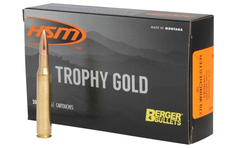 Hsm Ammunition 270 winchester 130gr match hunting vld 20/box
