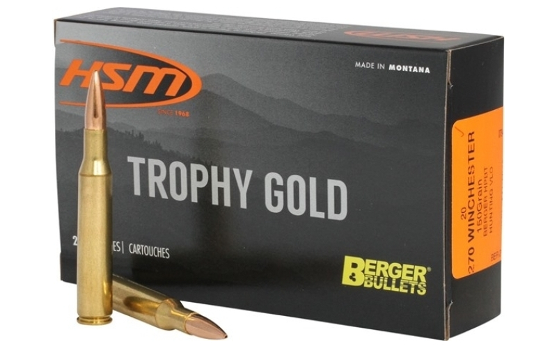 Hsm Ammunition 270 winchester 150gr match hunting vld 20/box