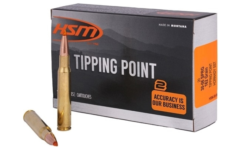 Hsm Ammunition 30-06 springfield 165gr sierra gamechanger 20/box