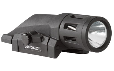 INFORCE WML-Weapon Mounted Light, White/IR Multifunction Weaponlight, Gen 2, Fits Picatinny, Black Finish, 400 Lumen for 1.5 Hours, White LED, Secondary IR LED 100mW, 4 Hours, Constant/Momentary/Strobe, Strobe Disable W-05-2