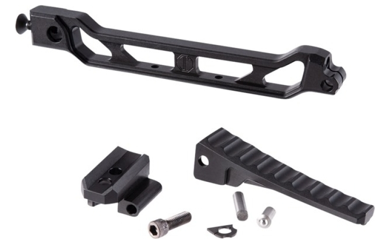 Jmac Customs Llc 8-inch raised arm bar with folding buttplate for 5.5mm foldi