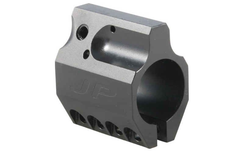 J P Enterprises Low profile adjustable gas black .750'' bore, black ss