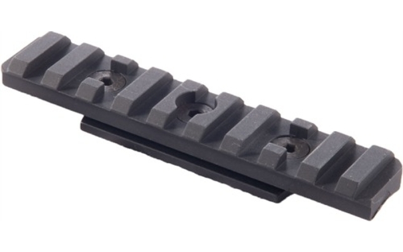 J P Enterprises Direct thread modular rail picatinny aluminum black 4''