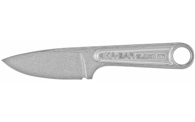 KA-BAR Knives Forged Wrench, Fixed Blade Knife, 3" Blade Length, 7.125" Overall Length, Drop Point, Plan Edge, 425HC Stainless Steel Blade and Handle, Includes a Hard Plastic Sheath 1119