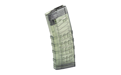 KCI USA Rifle Magazine, 223 Remington/5.56 NATO, 30 Rounds, Translucent Smoke, Fits AR-15, Polycarbonate Construction, Steel Reinforced Feed Lips KCI-MZ065