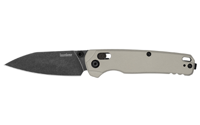 Kershaw Bel Air, Folding Knife, Flipper Assisted Opening, Plain Edge, CPM MagnaCut Steel, Blackwash Finish on Blade, Bright Nickel Cerakote Finish on Handle, 3" Blade, 7.2" Overall Length, Includes Deep Carry Pocket Clip, Dura Lock 6105