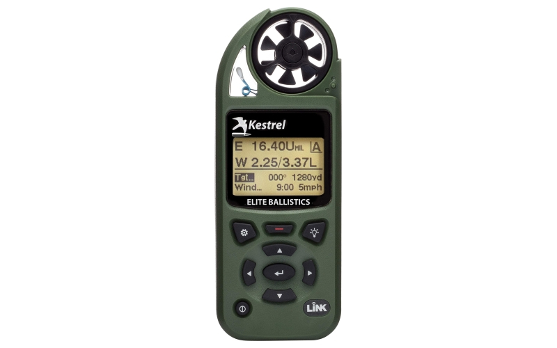 Kestrel Elite, Olive Drab Green, Weather Meter 0857ALOLV