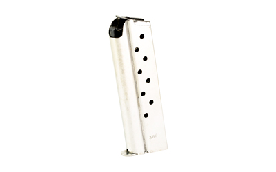 Kimber America Magazine, 38 Super, 9 Rounds, Fits 1911, Stainless Steel, Silver 1000351A