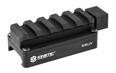 Kinetic Development Group, LLC SIDELOK, Universal Scope Riser, Short, Fits Picatinny, Black Finish, .62" Rail Height SID5-050