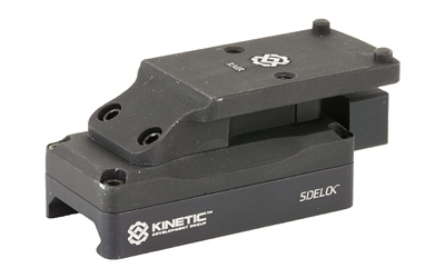 Kinetic Development Group, LLC SIDELOK Mount, Fits Trijicon RMR, Absolute Co-Witness, Black Finish SID5-230