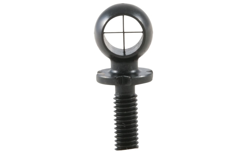 KNS Precision, Inc. Crosshairs standard hooded front sight  brass black