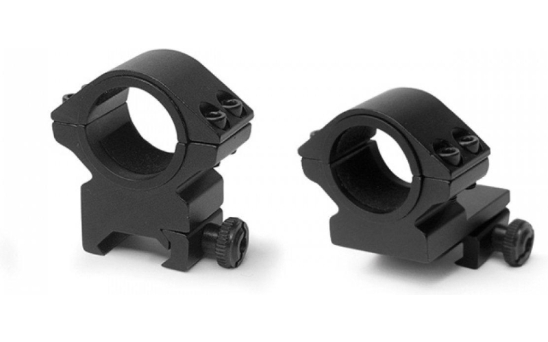 Pair of dual mounting rings for 30mm & 1 inch scopes
