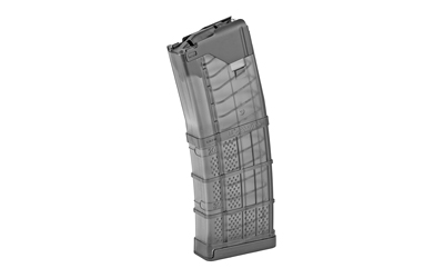 Lancer Systems Magazine, L5 Advanced Warfighter, 223 Remington/556NATO, Fits AR Rifles, 30 Rounds, Translucent Smoke 999-000-2320-01
