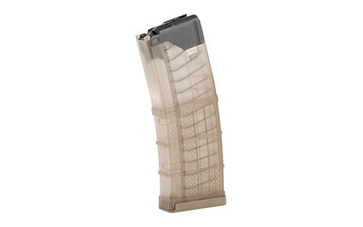 Lancer Systems Magazine, L5 Advanced Warfighter, 223 Remington/556NATO, 30 Rounds, Fits AR Rifles, Polymer, Translucent Dark Earth 999-000-2320-13