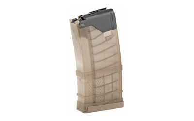 Lancer Systems Magazine, L5 Advanced Warfighter, 223 Remington/556NATO, 20 Rounds, Fits AR Rifles, Translucent Dark Earth 999-000-2320-14