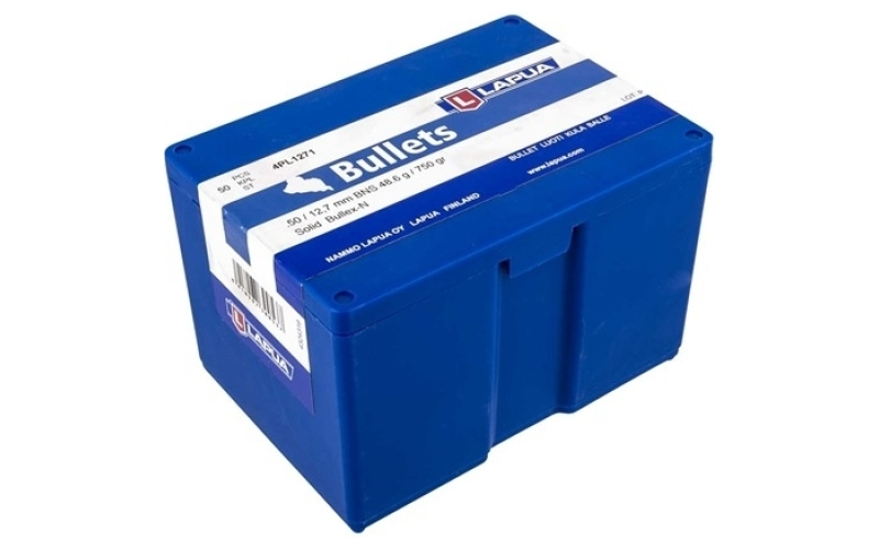 Lapua 50 caliber (0.510'') 750gr solid 50/box