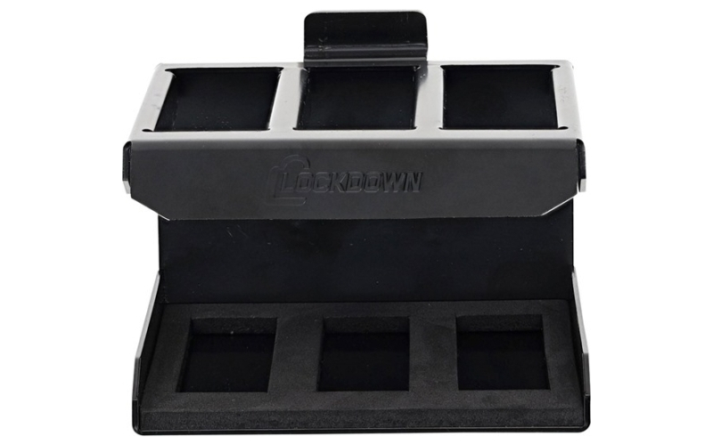 Lockdown Safe & Security Acc. Securewall magazine rack for ar-15 magazines black