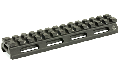 Leapers, Inc. - UTG Super Slim Picatinny Riser Mount, 1/2" Height, 13 Slots, Black Finish MT-RSX5L