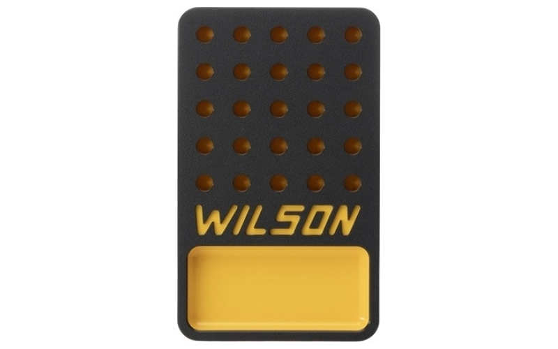 L.E. Wilson, Inc. .378'' 25-round reloading tray w/cup black & yellow