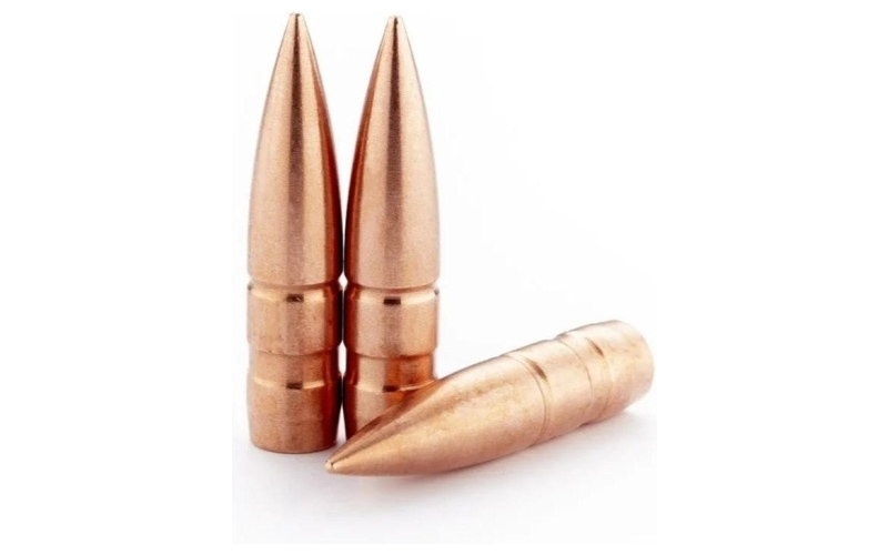 .264 caliber 110gr match solid lead-free target rifle bullets box/50