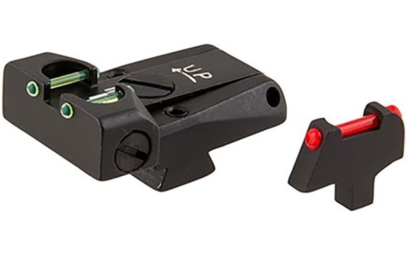 L.P.A. Sights L.p.a. sights colt 80s fiber optic adj sight set