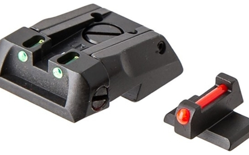 L.P.A. Sights L.p.a. sights fiber optic adjustable sight set, novak style