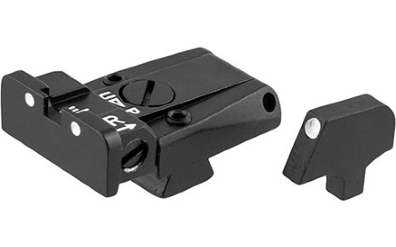 L.P.A. Sights Colt 80s adjustable sight set