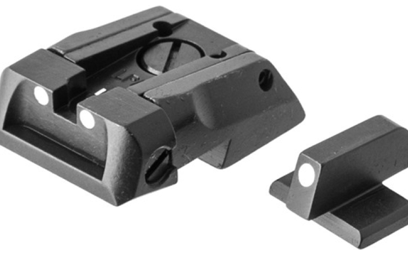 L.P.A. Sights White dot set, adjustable, novak style