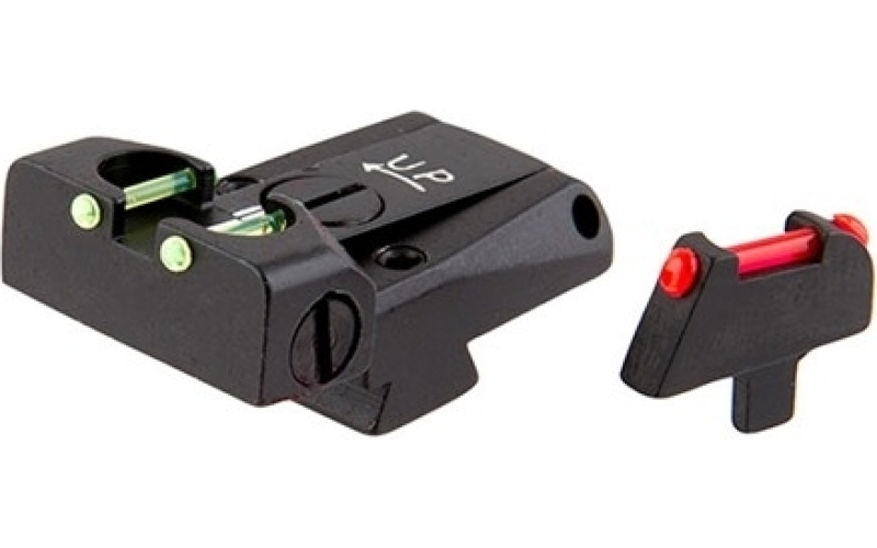 L.P.A. Sights Colt a1,70s,clones fiber optic adjustble sight set